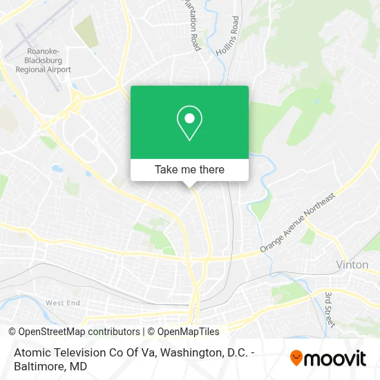 Atomic Television Co Of Va map