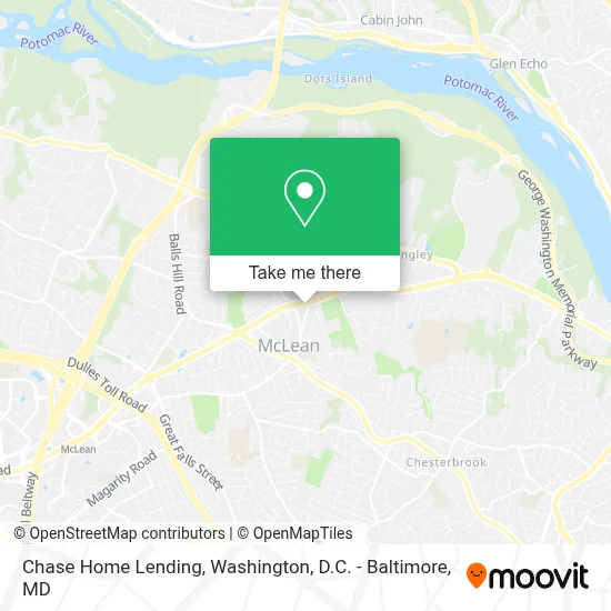 Chase Home Lending map