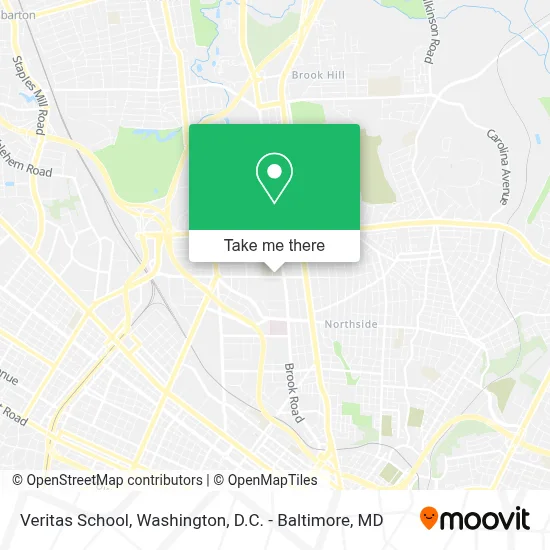 Veritas School map