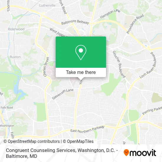 Congruent Counseling Services map