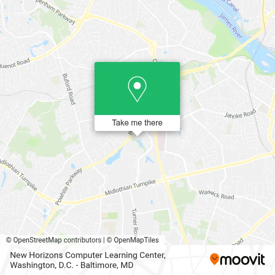 New Horizons Computer Learning Center map