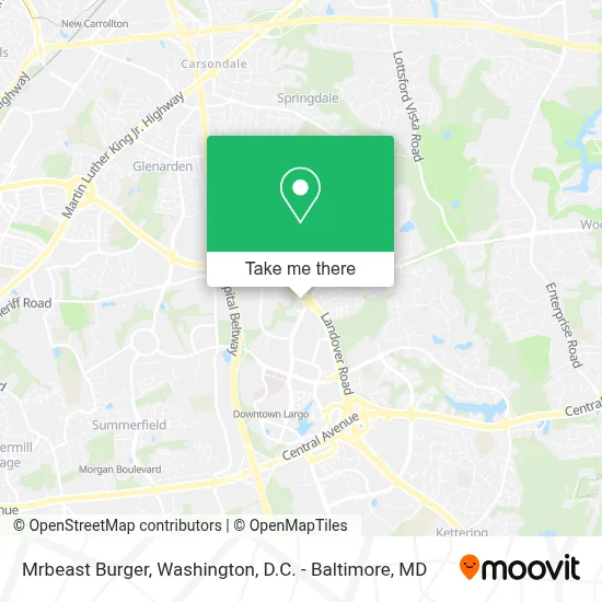Mrbeast Burger map