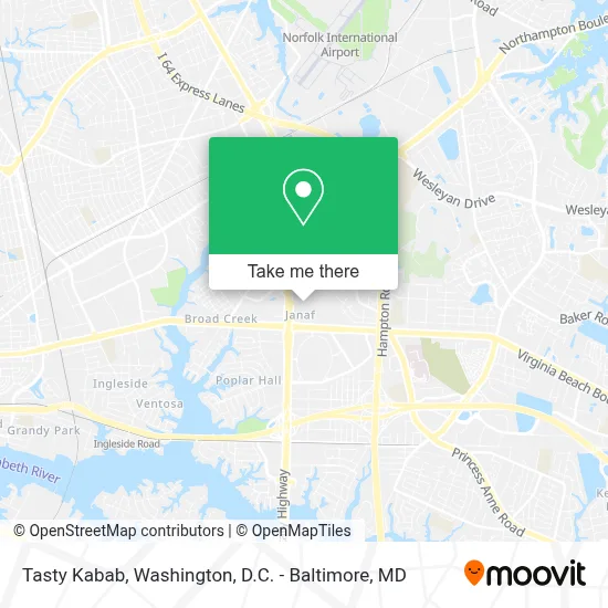 Tasty Kabab map