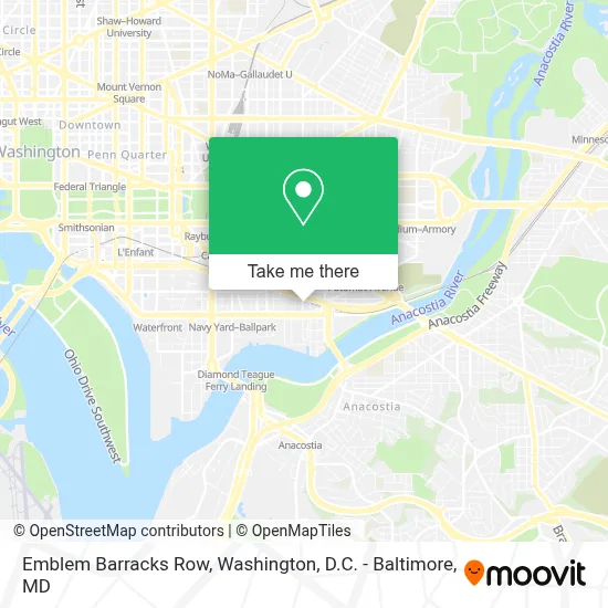 Emblem Barracks Row map