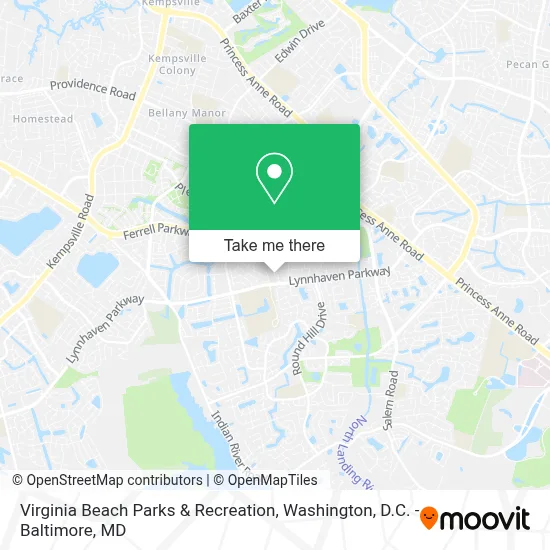 Virginia Beach Parks & Recreation map