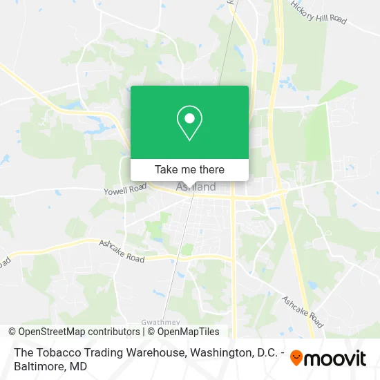 The Tobacco Trading Warehouse map