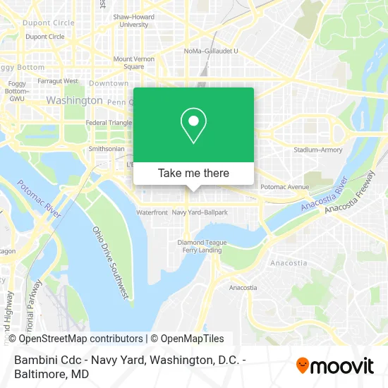 Bambini Cdc - Navy Yard map