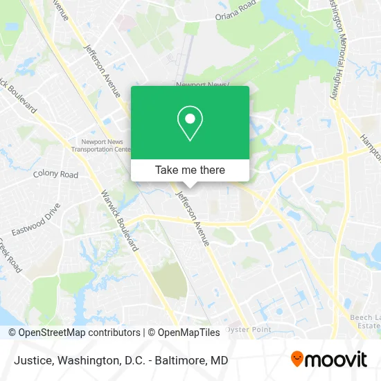 Justice map