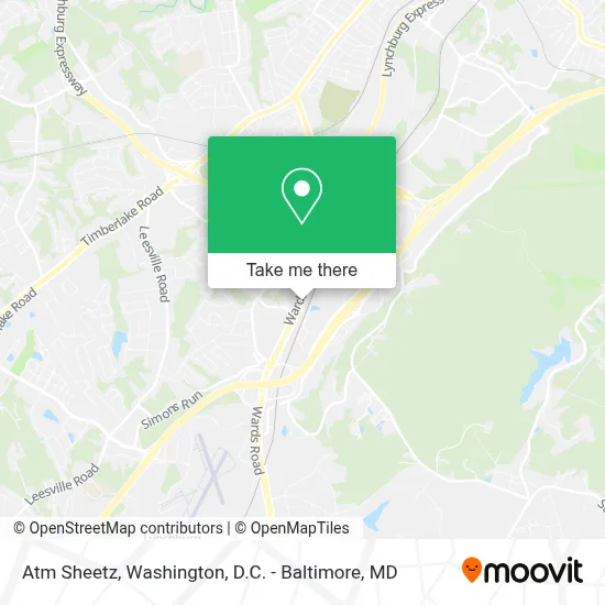 Atm Sheetz map