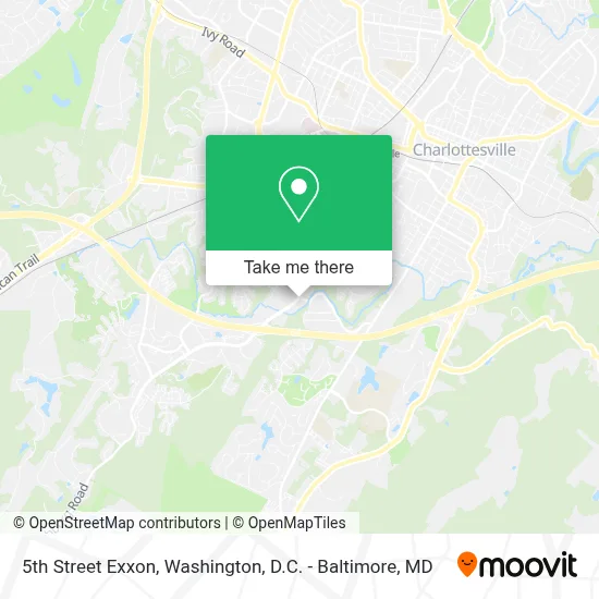 5th Street Exxon map