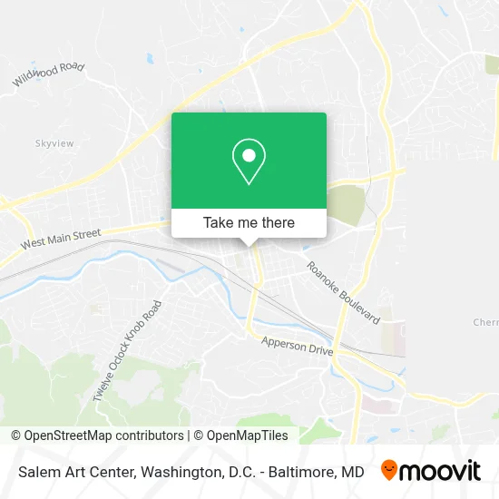 Salem Art Center map