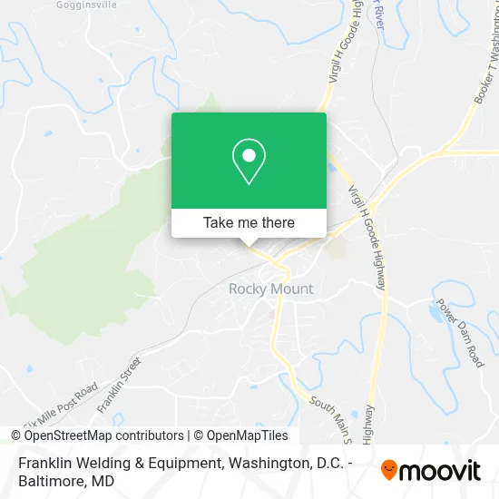 Franklin Welding & Equipment map