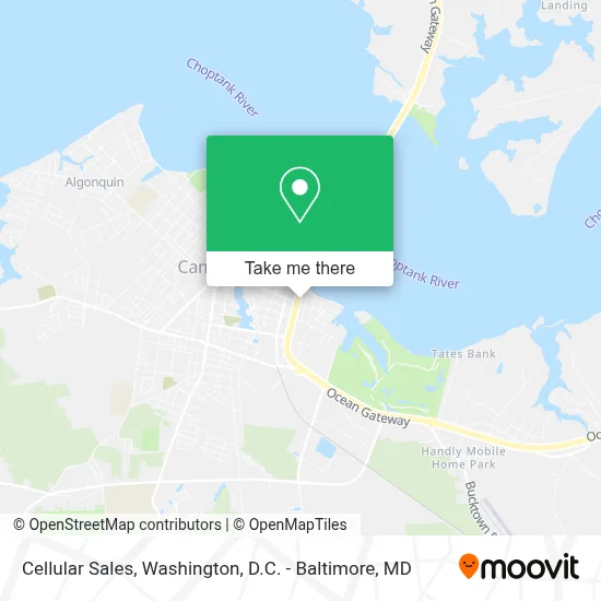 Cellular Sales map