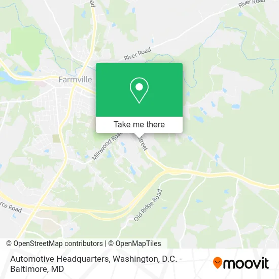 Automotive Headquarters map