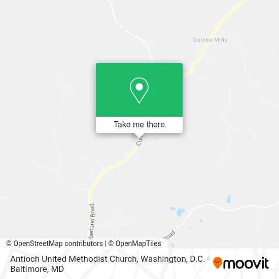 Antioch United Methodist Church map