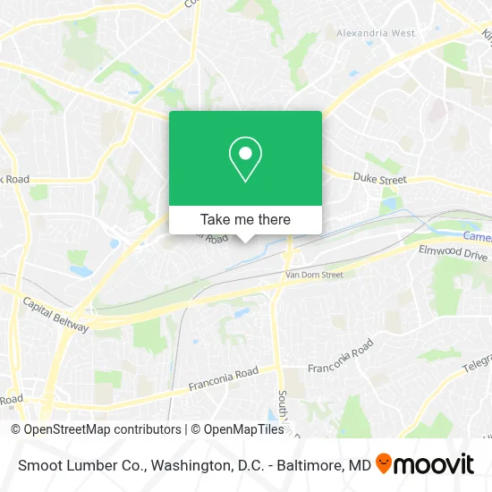 Smoot Lumber Co. map