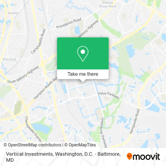 Vertical Investments map