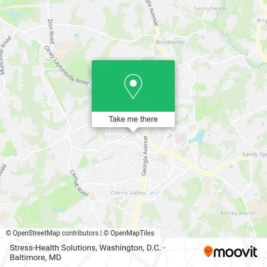 Stress-Health Solutions map