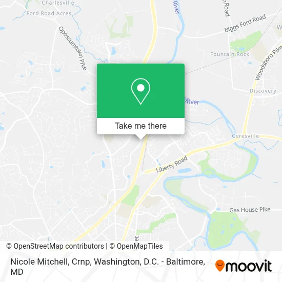 Nicole Mitchell, Crnp map