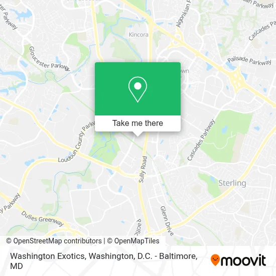 Washington Exotics map