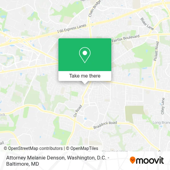 Attorney Melanie Denson map