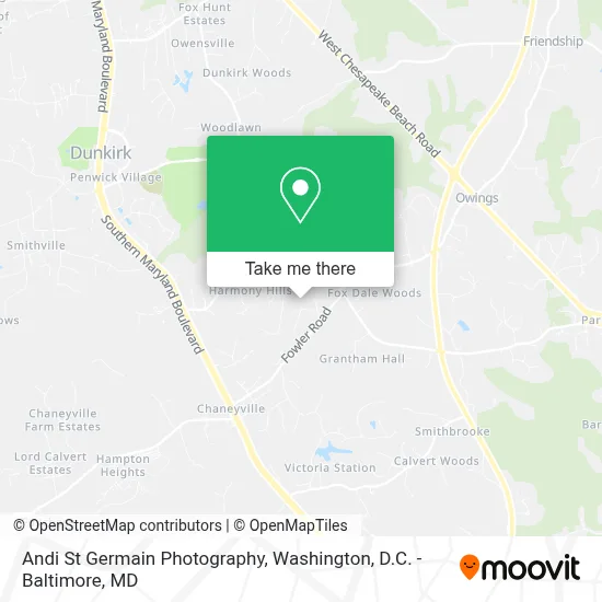 Andi St Germain Photography map