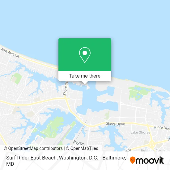 Surf Rider East Beach map