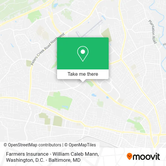 Farmers Insurance - William Caleb Mann map