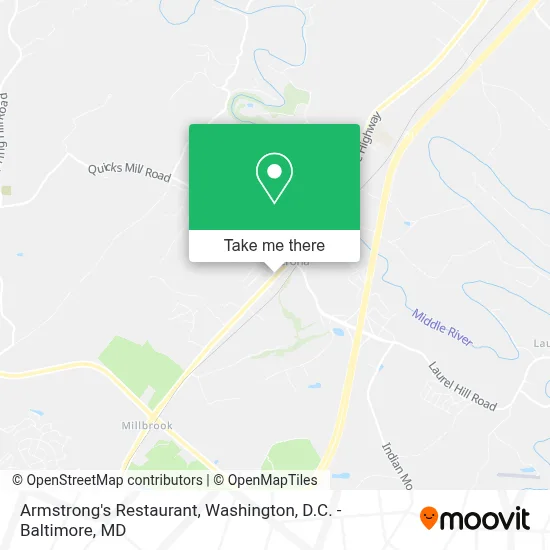 Armstrong's Restaurant map