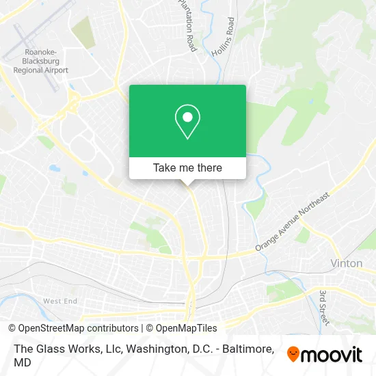 The Glass Works, Llc map