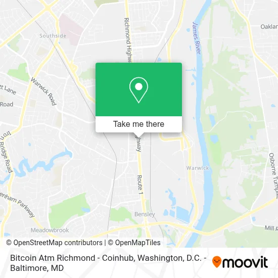 Bitcoin Atm Richmond - Coinhub map