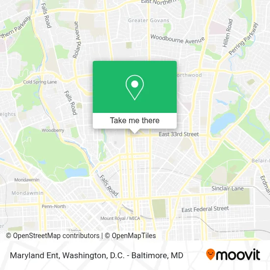 Maryland Ent map