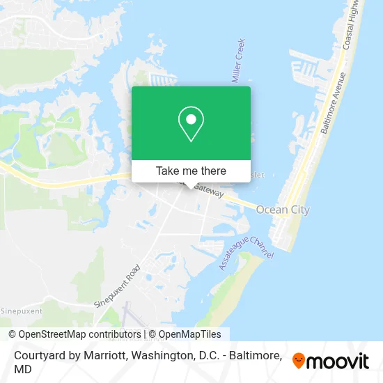 Courtyard by Marriott map
