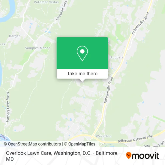 Overlook Lawn Care map