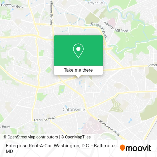 Enterprise Rent-A-Car map
