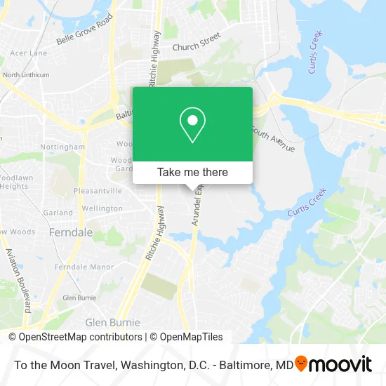 To the Moon Travel map