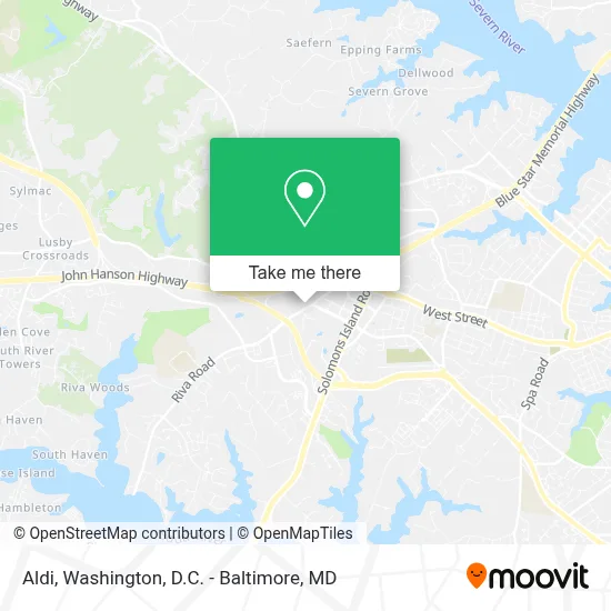 Aldi map