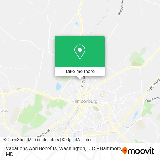 Vacations And Benefits map