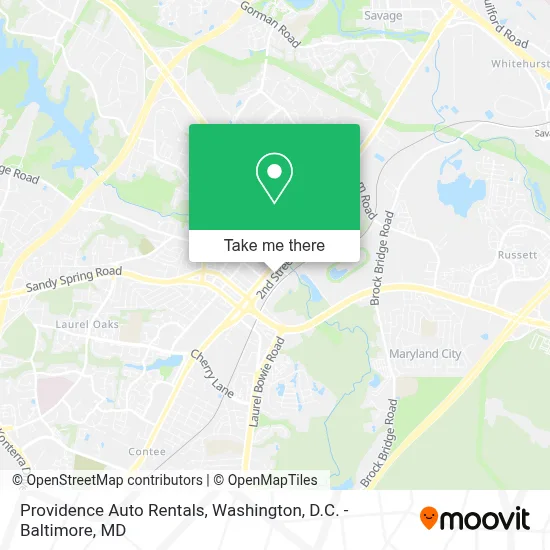 Providence Auto Rentals map