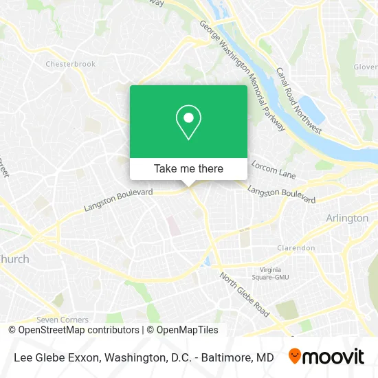 Lee Glebe Exxon map