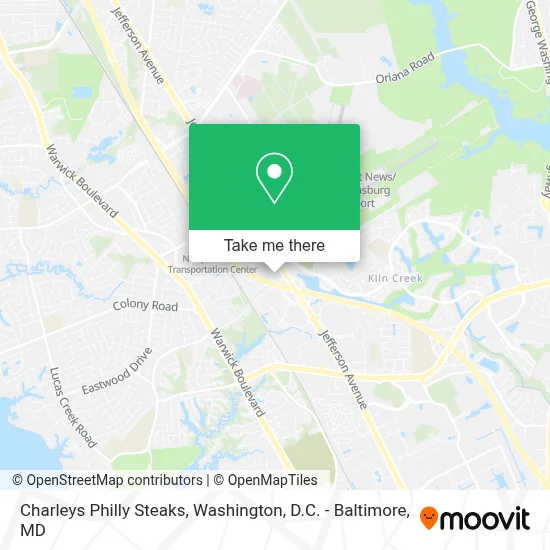 Charleys Philly Steaks map
