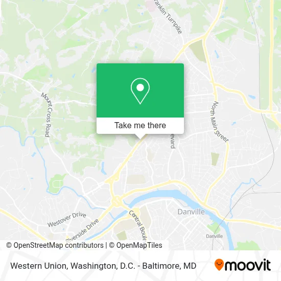 Western Union map