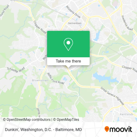 Dunkin' map