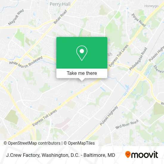 J.Crew Factory map