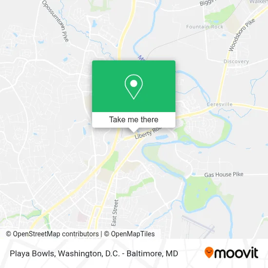 Playa Bowls map