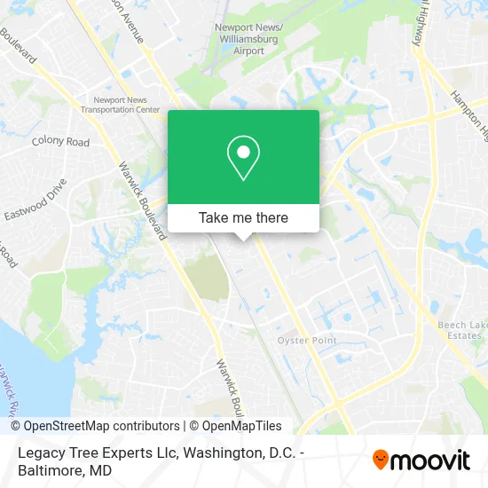 Legacy Tree Experts Llc map