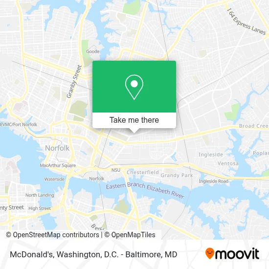 Mcdonald's map
