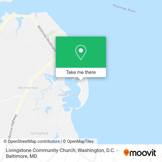 Livingstone Community Church map