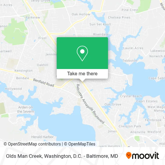 Olds Man Creek map