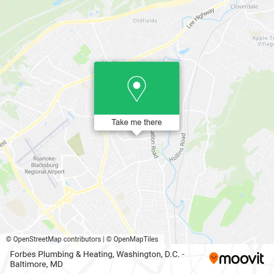 Forbes Plumbing & Heating map